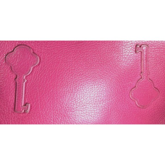 My Flat in London Large Pink Leather Shoulder Bag K023939 - Picture 10 of 16